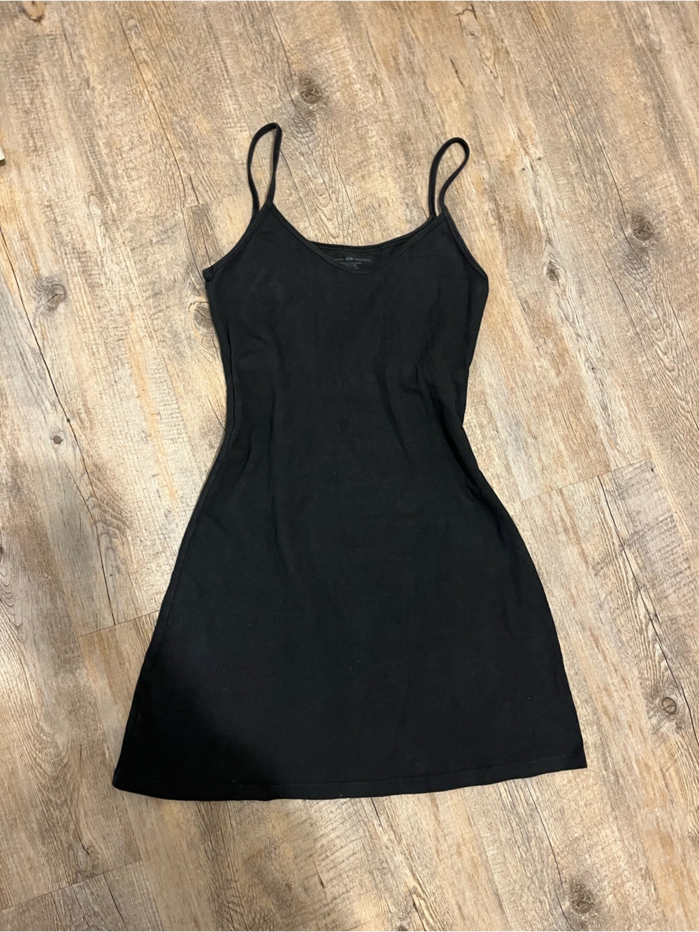 Brandy Melville Black Mini Slip Dress